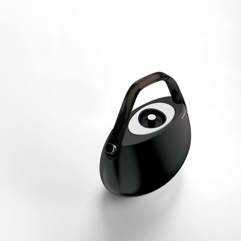 Bugatti Italy Jacqueline Kettle Smoky Handle - Black