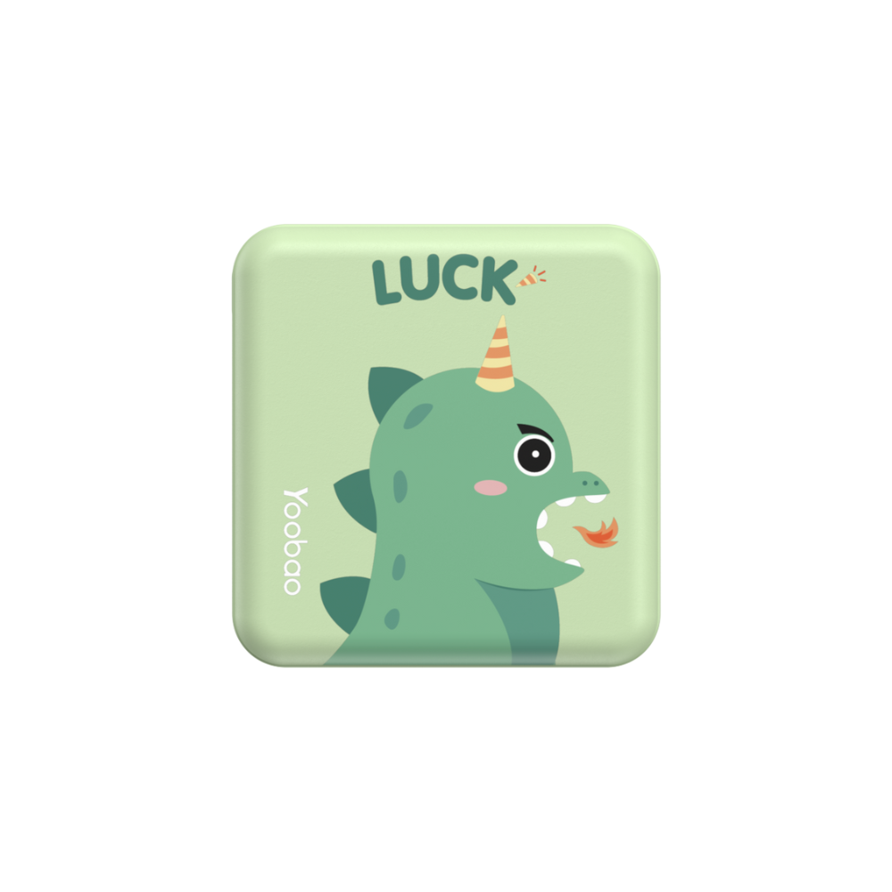 Yoobao Two Output Mini Cube 10000mAh Power Bank - Green Dragon
