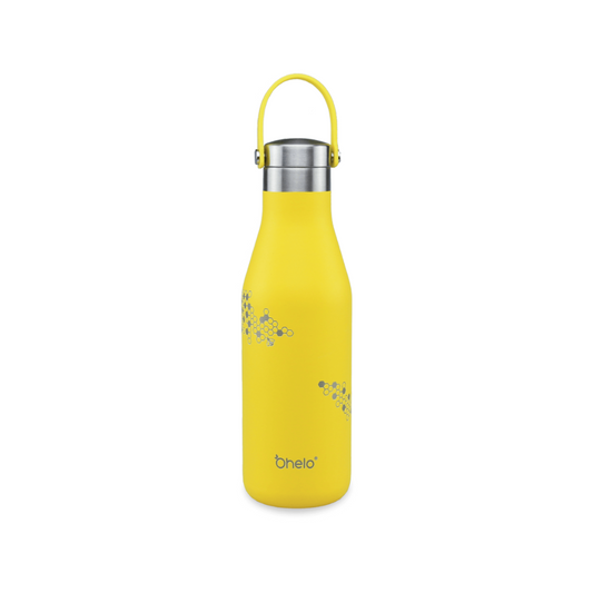 OHelo Yellow Bottle With Etched Bees