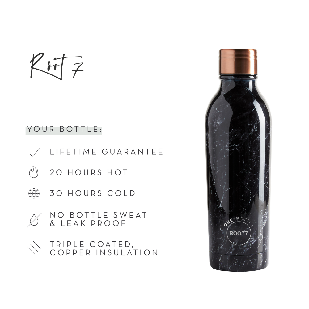 Root7 OneBottle 500ml Black Marble