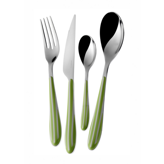 Bugatti Zebra 24-piece Cutlery Set - Apple Green