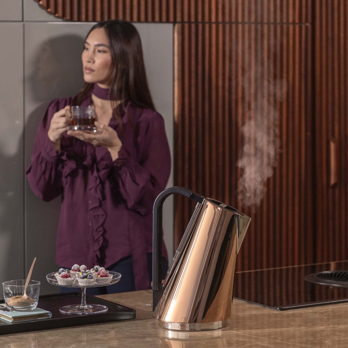 Bugatti Italy Vera Easy New Kettle - Rose Gold