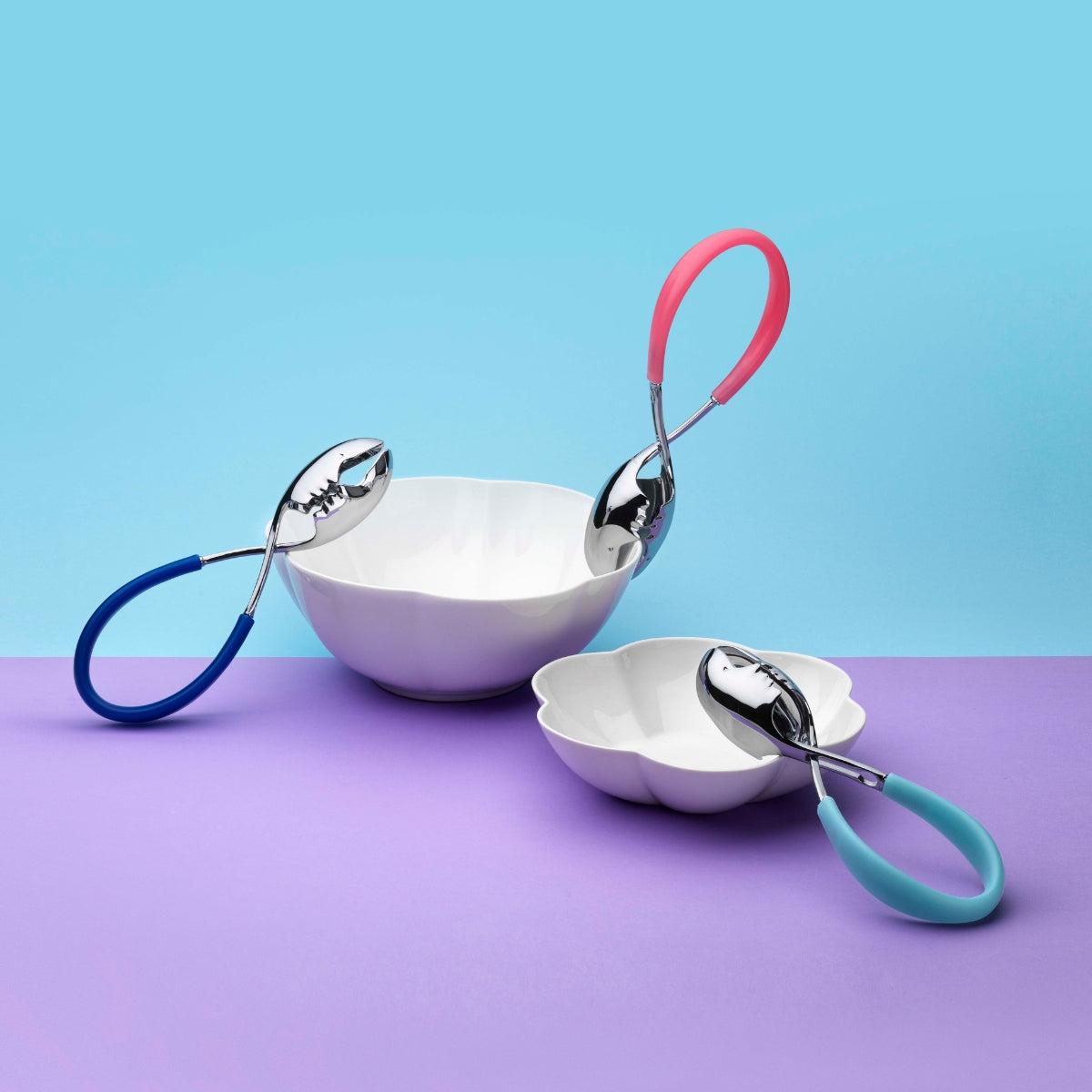 Bugatti Kiss Salad Tongs - Blue