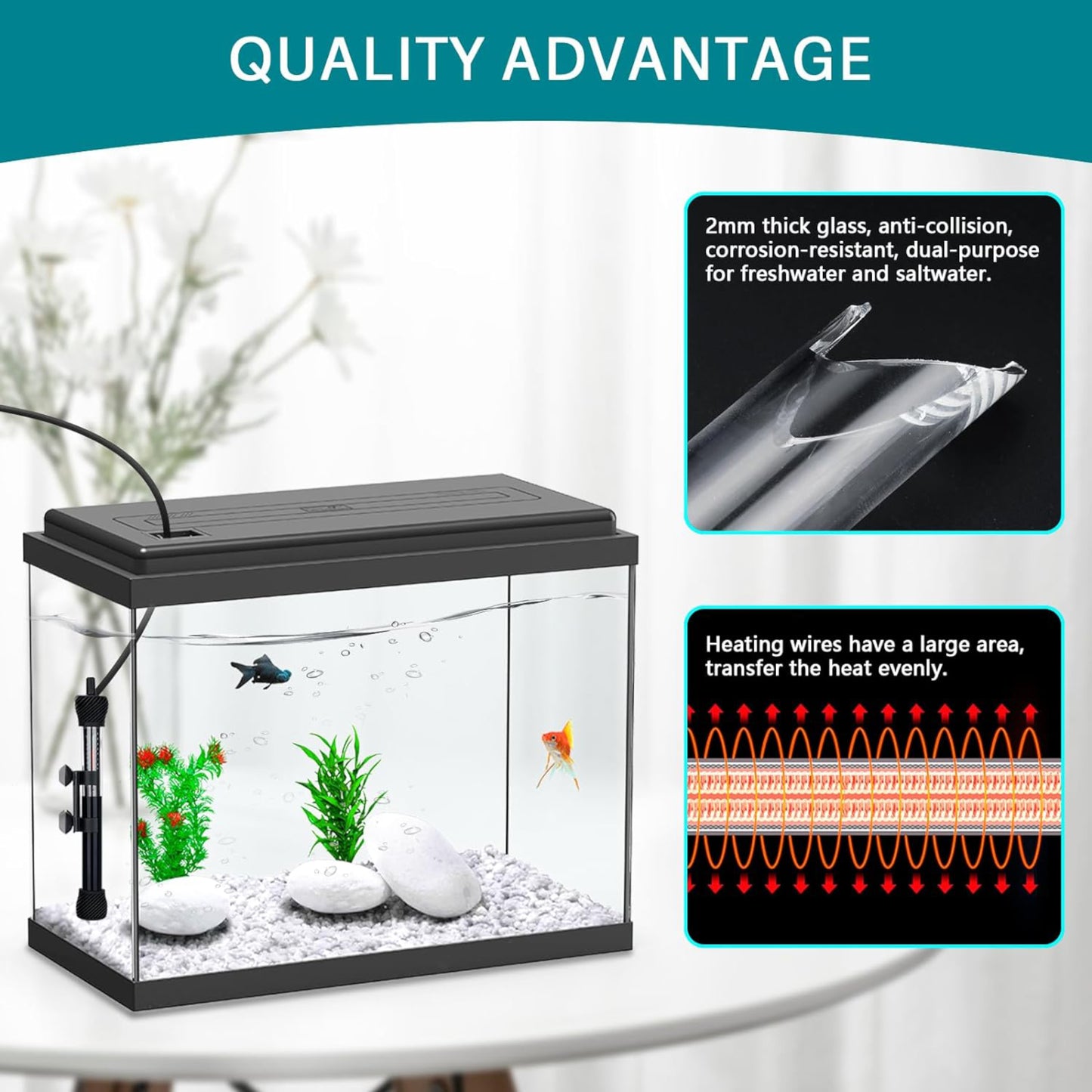 Hygger ETL Certification Aquarium Heater