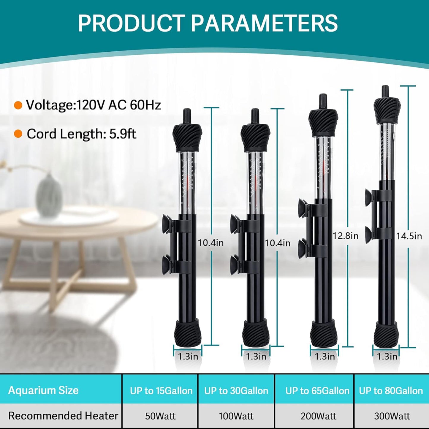 Hygger ETL Certification Aquarium Heater