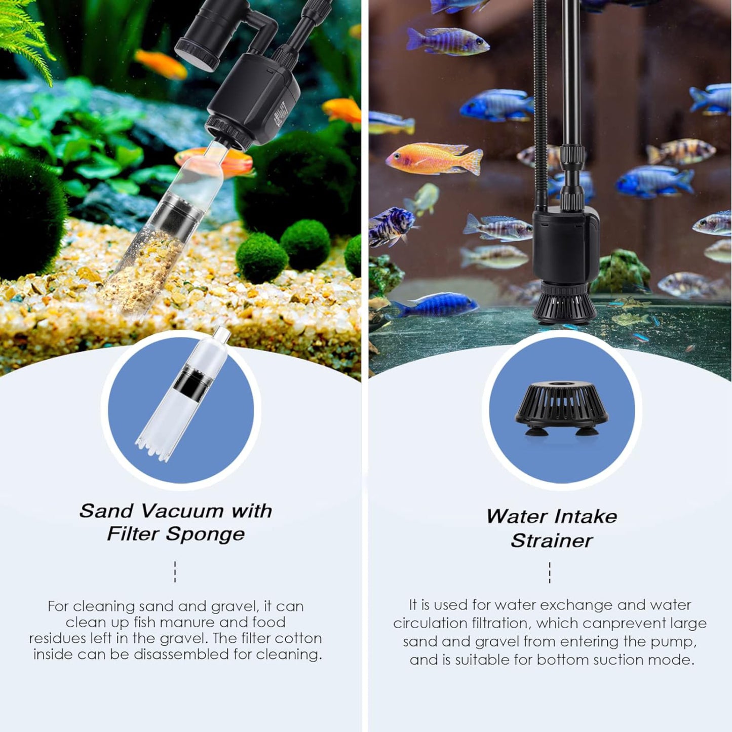 Hygger Aquarium Rechargeable Gravel Cleaner Kit