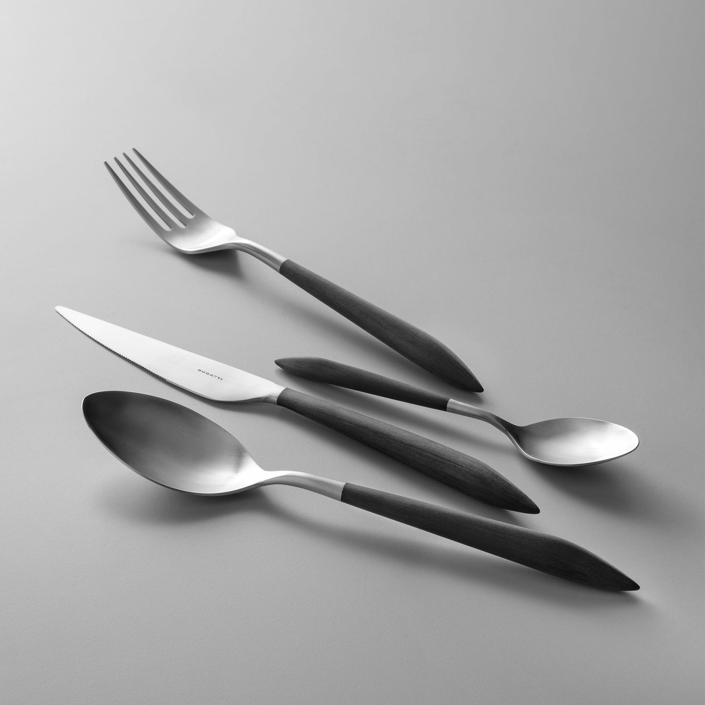 Bugatti Ares Cutlery Set 16-piece Cutlery Set - Black