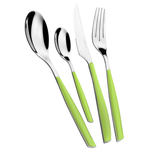 Bugatti Glamour 24-piece Cutlery Set - Apple Green