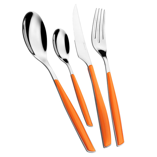 Bugatti Glamour 24-piece Cutlery Set - Orange