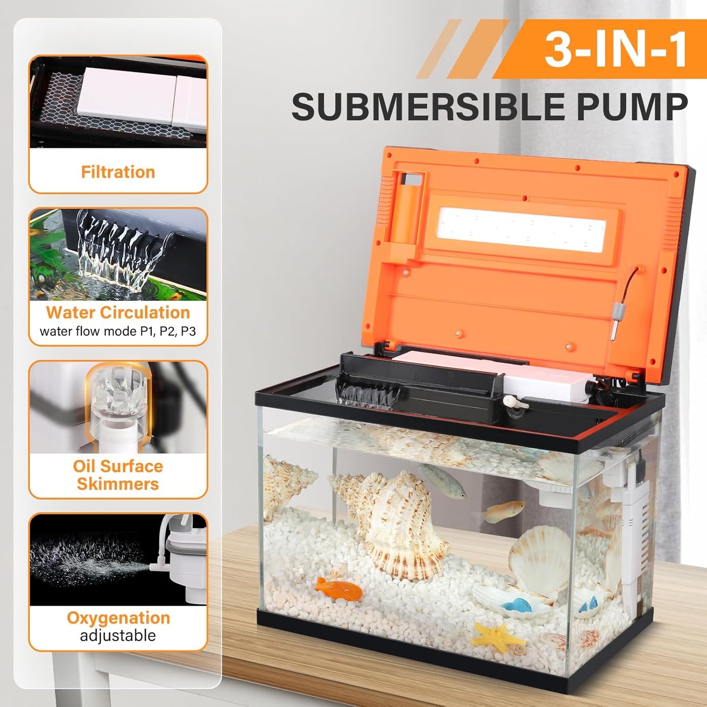 Hygger Smart Aquarium Starter Kit 23L
