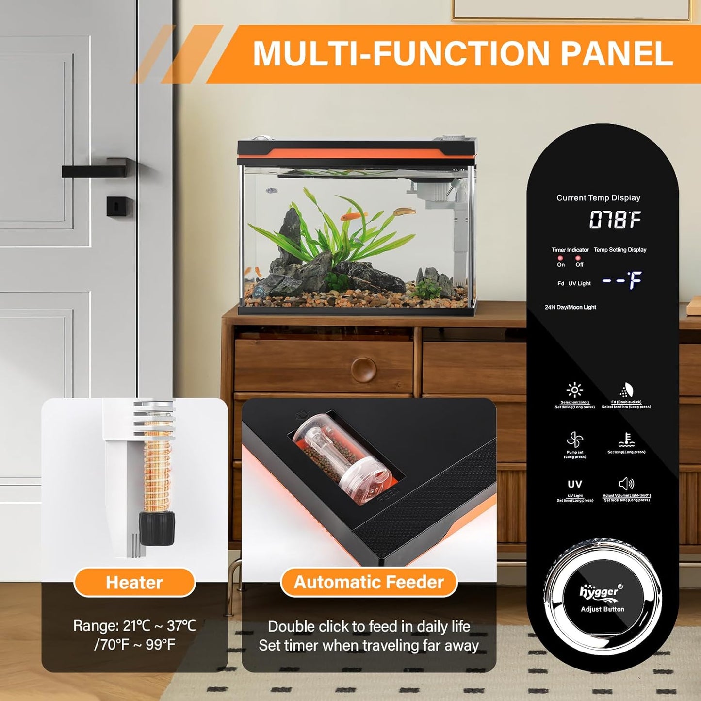 Hygger Smart Aquarium Starter Kit 23L