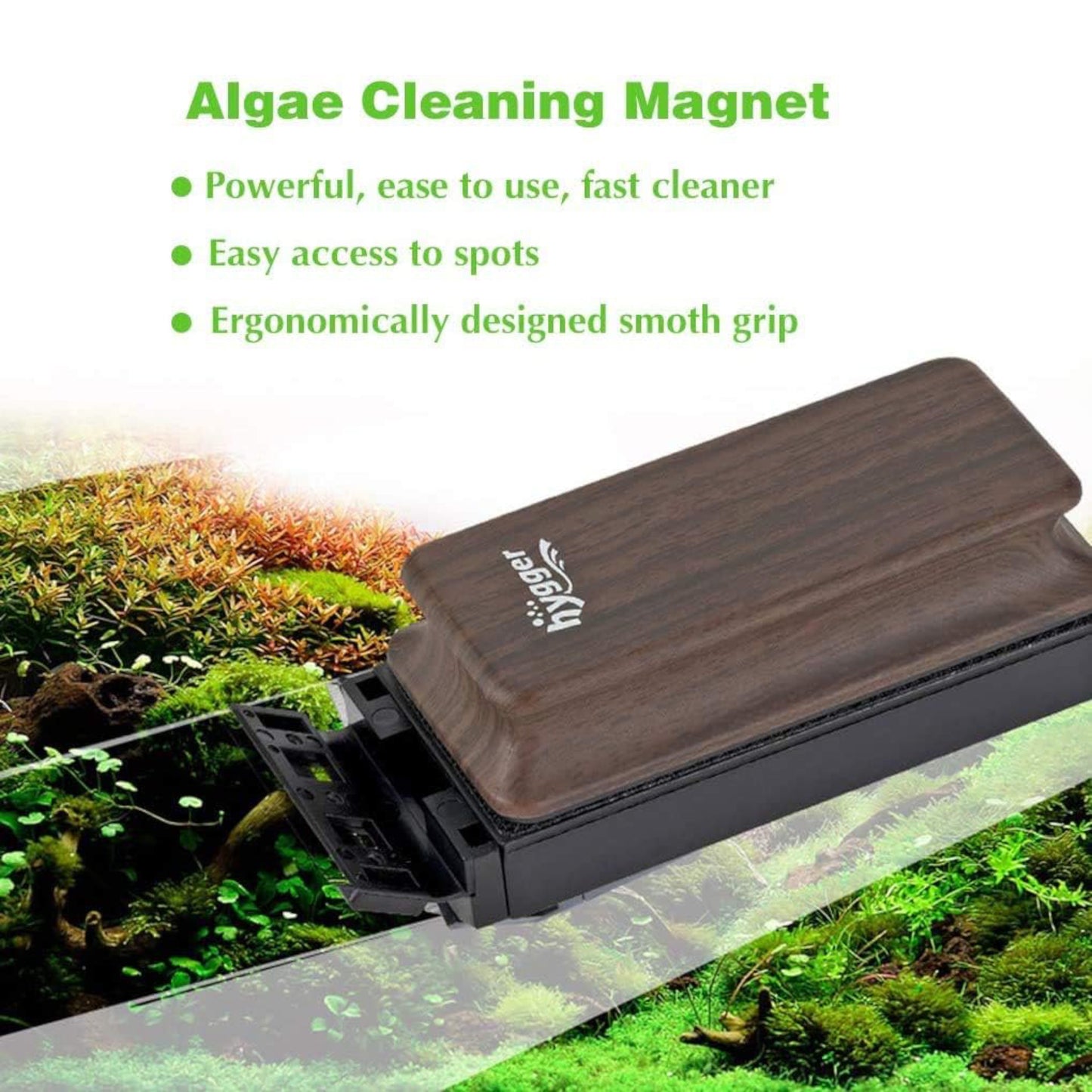 Hygger Magnetic Small Fish Tank Glass Cleaner