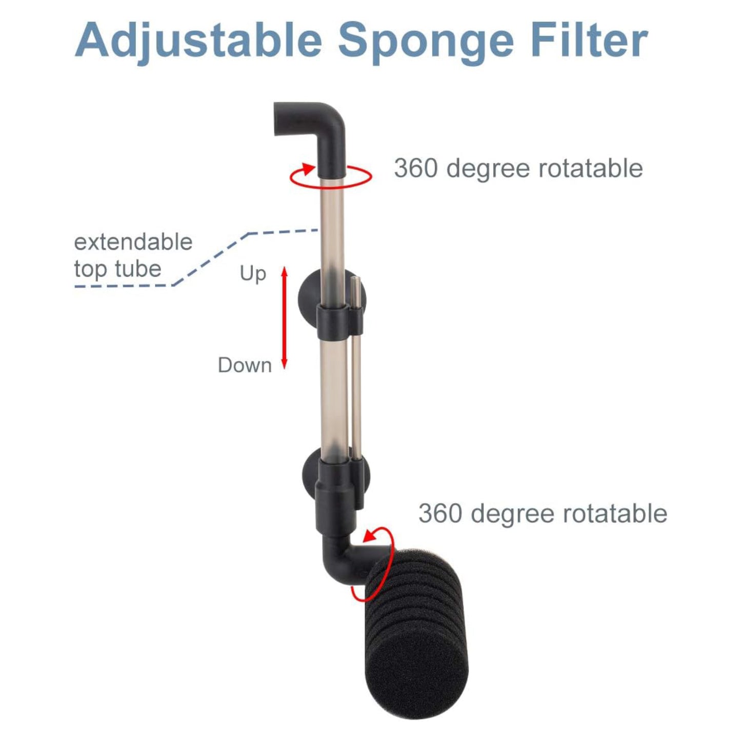 Hygger Fish Tank Sponge Filter M