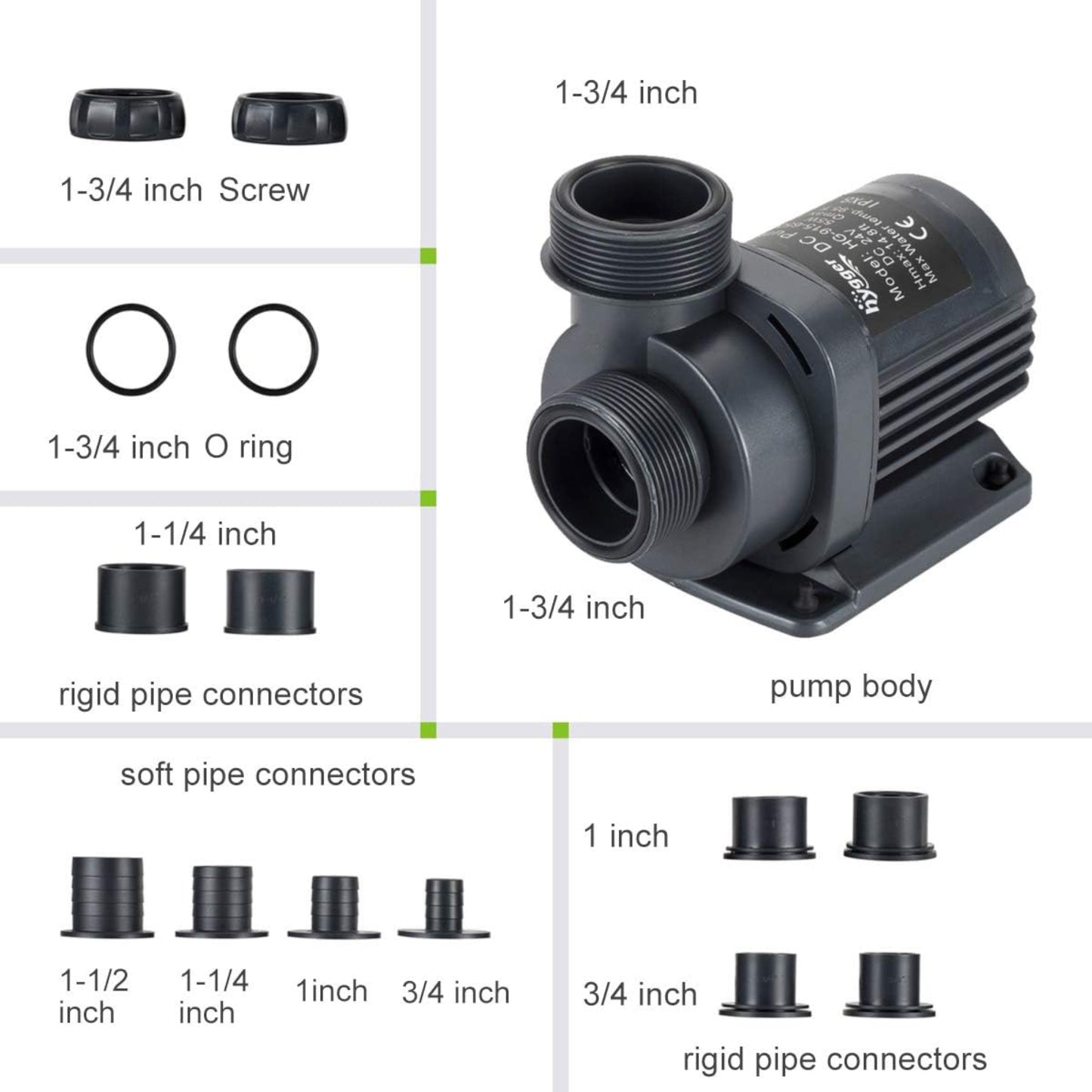 Hygger DC Water Pump 105W