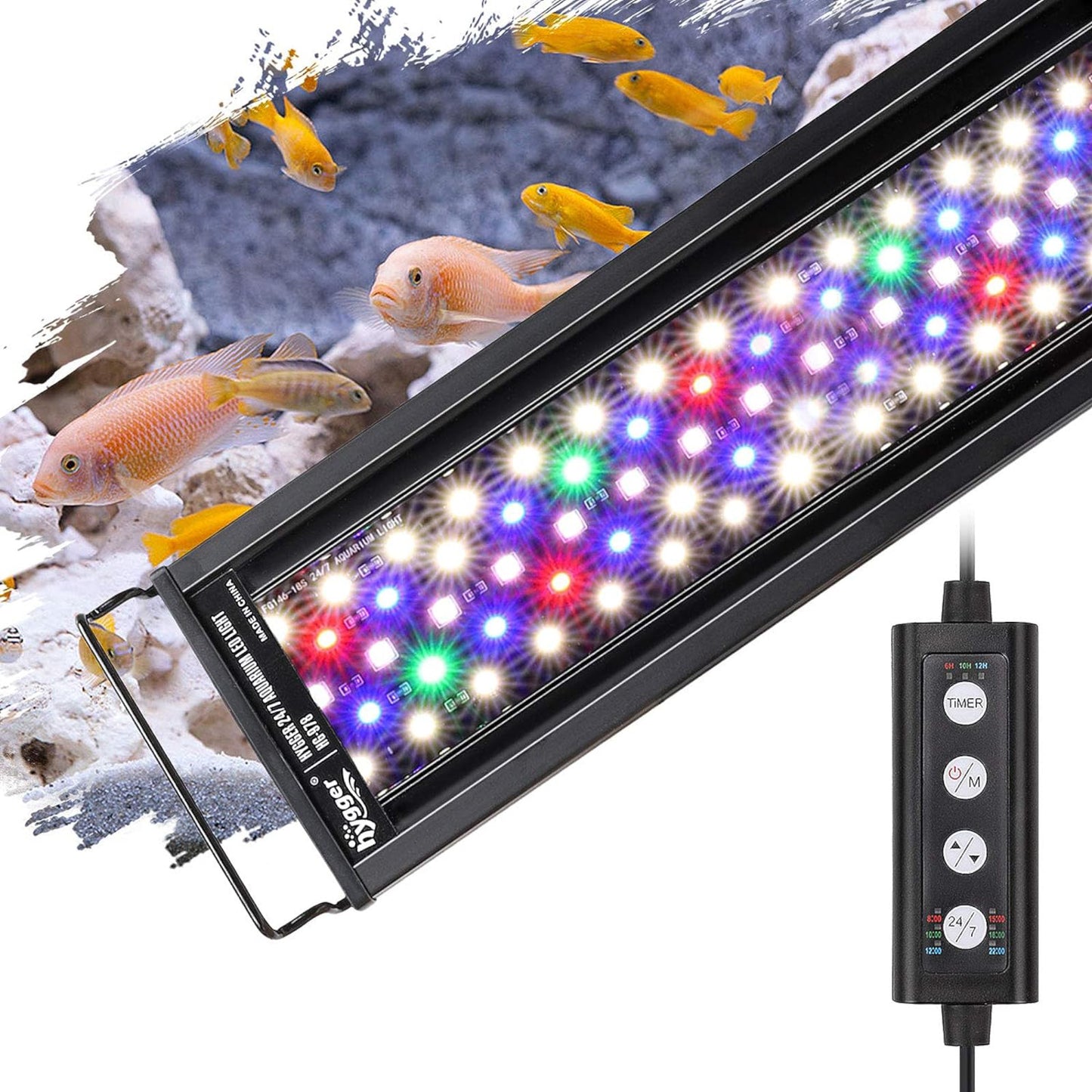 Hygger LED Fish Tank Lights 22W