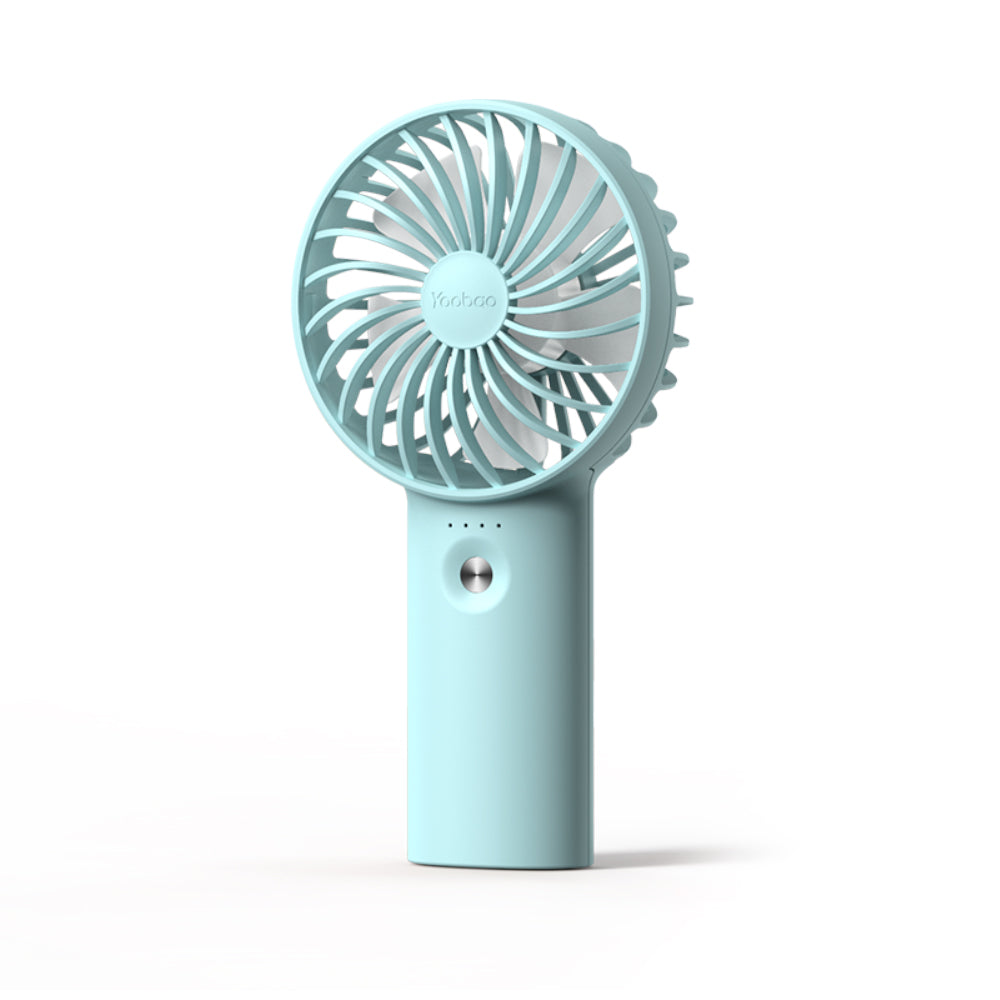 Yoobao Rechargeable Portable USB Low-noise Mini Fan 6000mAh - Light Blue