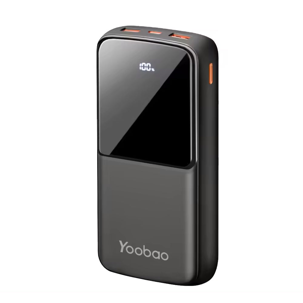 Yoobao High Capacity Powerbank with LED Digital Display 20000mAh - Black