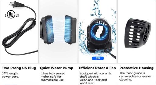 Hygger Aquarium Mini Wave Maker HG-021