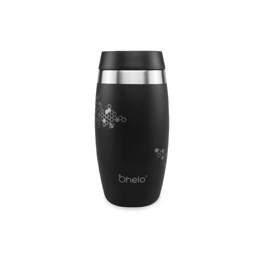 OHelo Black Tumbler With Etched Bees