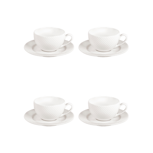 ShervinVerkil Prominence 4-piece Cup & Saucer Set