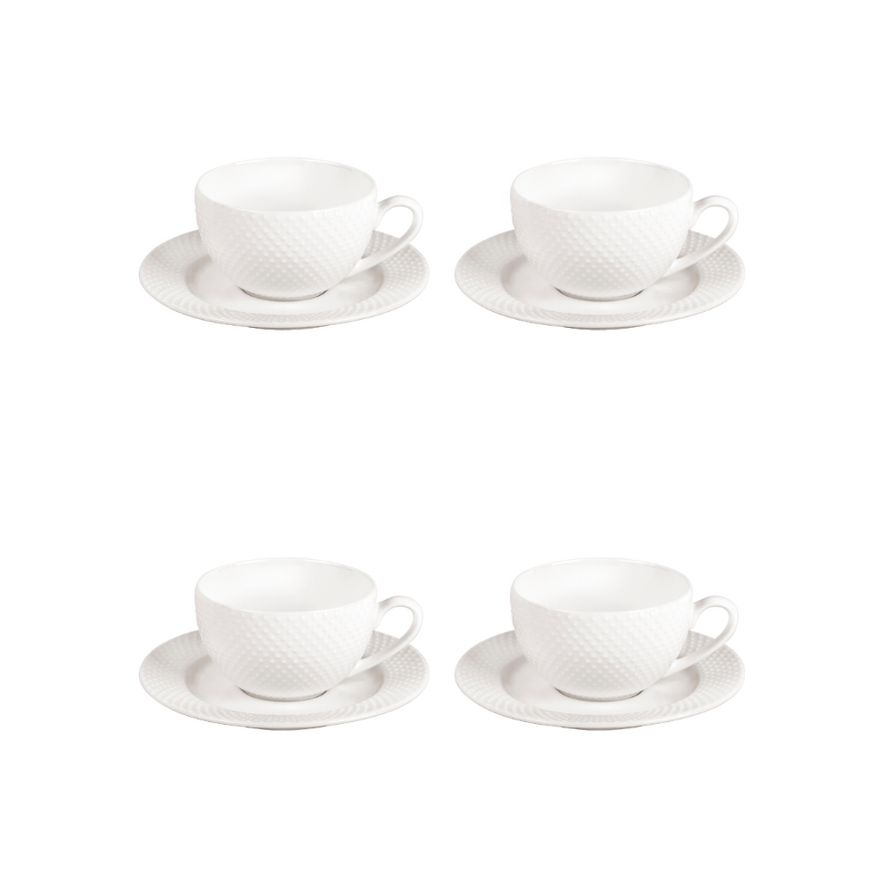 ShervinVerkil Prominence 4-piece Cup & Saucer Set