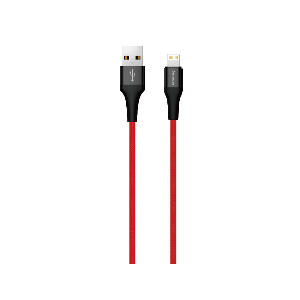 Yoobao Lightning Fast Charge Cable - Red